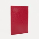 Кошелёк без застёжки, отдел для паспорта, цвет бордовый - Фото 2