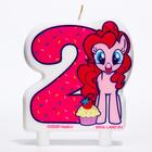 Свеча в торт цифра 2, Little Pony - фото 9274704
