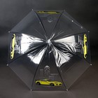 Зонт детский «Жёлтая машина»‎ полуавтомат прозрачный, d=90см - Фото 4