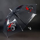 Зонт детский «Внедорожник»‎ полуавтомат прозрачный, d=90см - фото 6425077