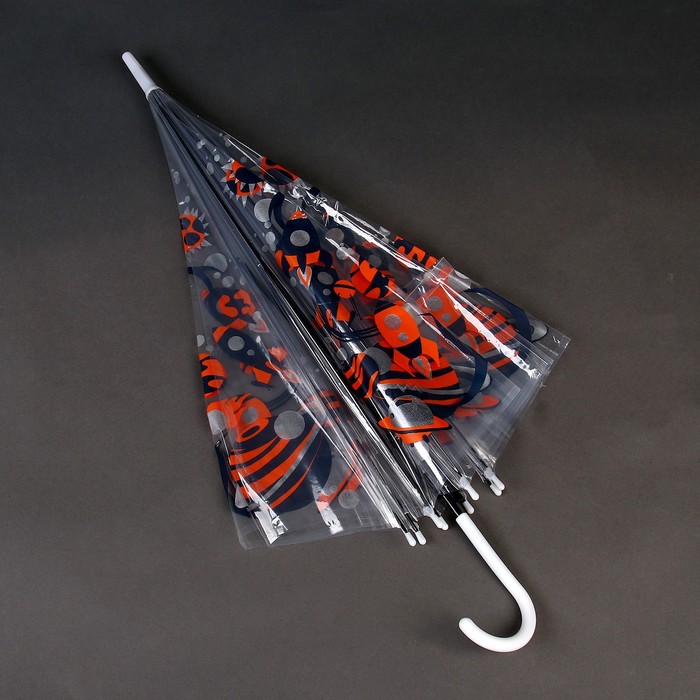 Зонт детский «Космос»‎ полуавтомат прозрачный, d=90см - фото 1905794336