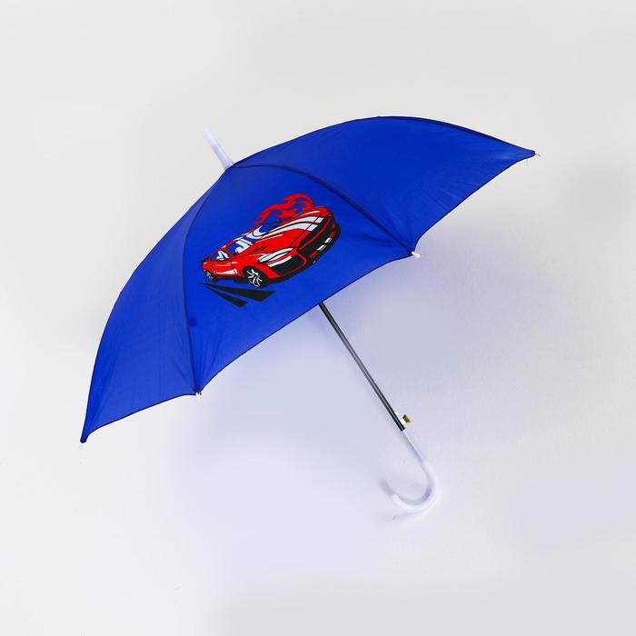 Зонт детский полуавтоматический «Красная машина»,‎ d=70 см - фото 64587613