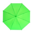 Зонт детский полуавтоматический d=86см, цвет зелёный - Фото 4