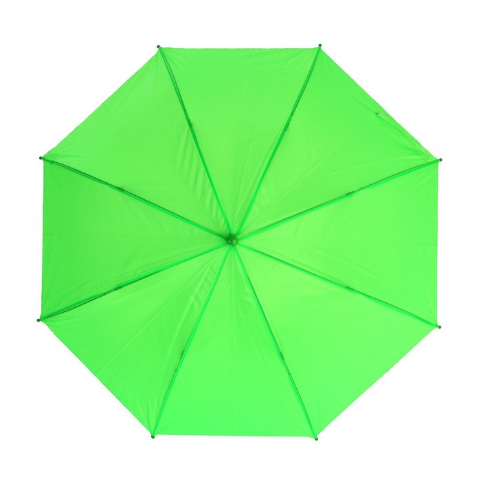 Зонт детский полуавтоматический d=86см, цвет зелёный - фото 1926220152