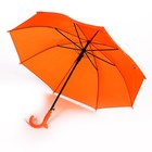 Зонт детский полуавтоматический d=90 см, цвет оранжевый - фото 7769531