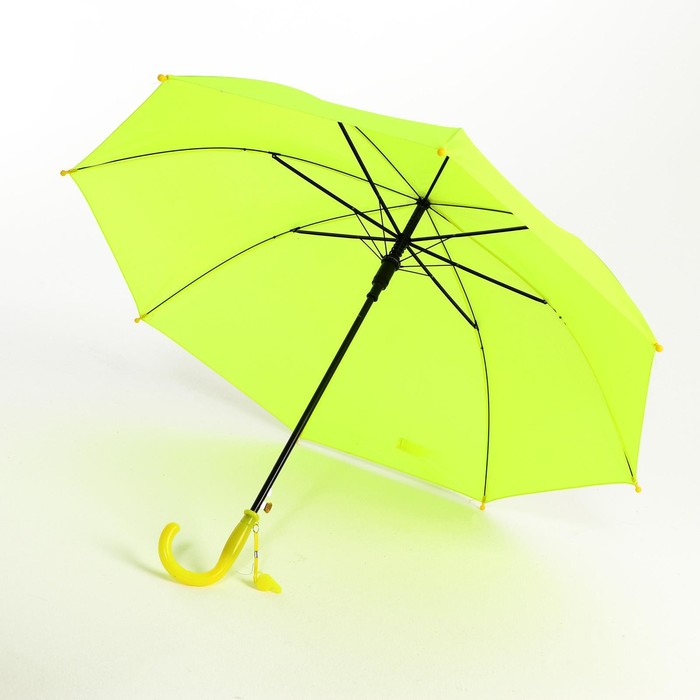 Зонт детский полуавтоматический d=90см, цвет лимонный - фото 1905794369