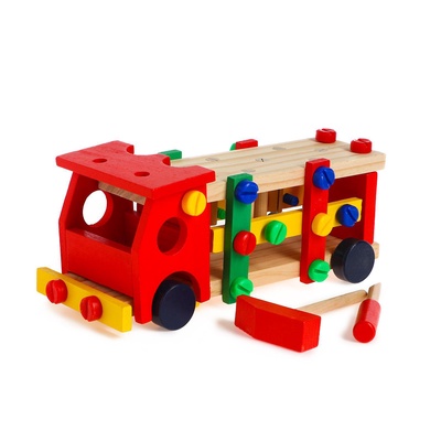 УЦЕНКА Конструктор «Машинка» с отверткой и молотком