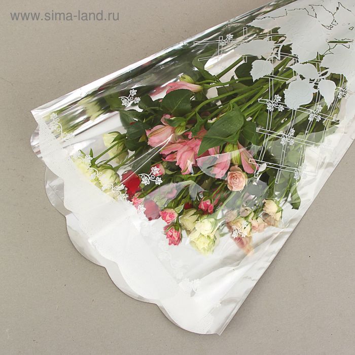 Пакет для цветов "Лорен" 45/60 МИКС - Фото 1