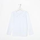 Блузка для девочки, цвет белый, рост 140 см - Фото 4