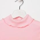 Школьная блузка для девочки, цвет розовый, рост 122-128 см - Фото 6