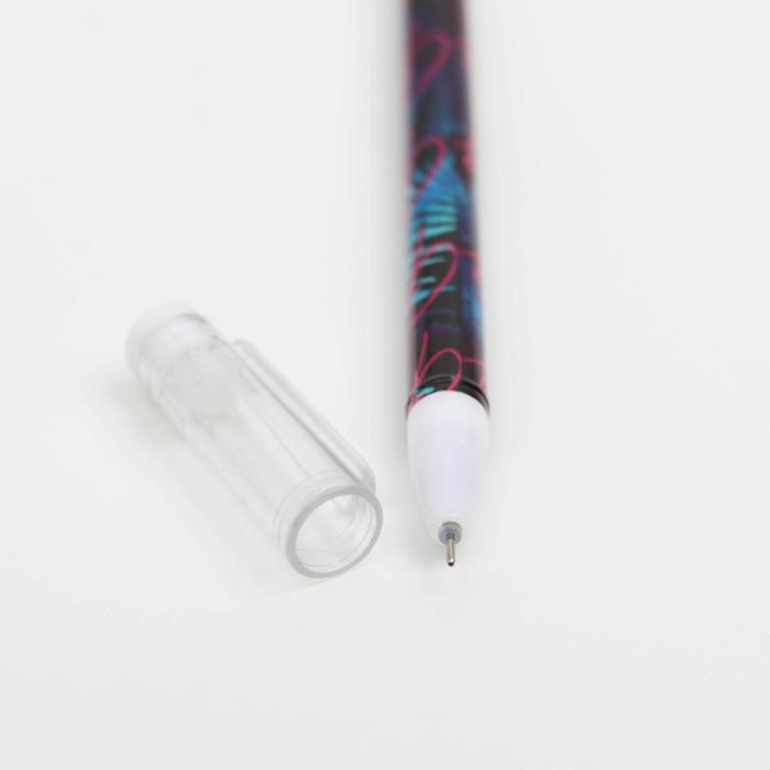 Ручка шариковая синяя паста 0.5 мм Girl Gany пластик, цена за 1 шт - фото 1907243311