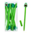 Ручка-прикол Calligrata «Авокадо», чёрный стержень, гелевая - Фото 1