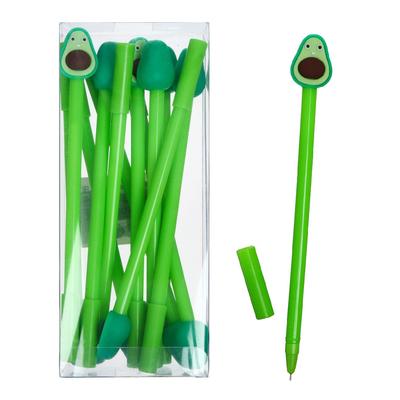 Ручка-прикол Calligrata «Авокадо», чёрный стержень, гелевая