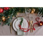 Тарелка фарфоровая обеденная Доляна «Эстет. Герда», d=26 см, цвет белый - Фото 10