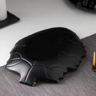 Блюдо для фруктов Доляна «Золотой лист», 25,5×17×3,5 см, цвет золотой с чёрным - Фото 3