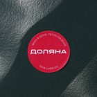 Блюдо для фруктов Доляна «Золотой лист», 36×14×3 см, золотое с зелёным - Фото 6