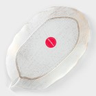 Блюдо для фруктов Доляна «Золотой лист», 30×18×2 см, белое - Фото 7