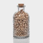 Банка для сыпучих Доляна «Парфе. Династия», 250 мл, 6.5×13 см, с пробковой крышкой, стекло, прозрачная - Фото 4