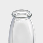 Бутылка для соусов и масла Доляна «Парфе», 350 мл, 5.5×16 см, с пробковой крышкой, стекло, прозрачная - Фото 5