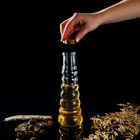 Бутылка стеклянная для соусов и масла с пробковой крышкой Доляна «Парфе. Гармонь», 400 мл, 21,8×7,5 см - фото 4325833