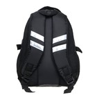 Рюкзак молодёжный Calligrata «Треш», 43×31×17 см, эргономичная, мягкая спинка, чёрный - фото 119094729