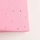 Шапка для девочки «Россыпь», цвет тёмно-розовый, размер 54-56 (6-8 лет) - Фото 2