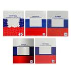 Тетрадь 24 листа в клетку "Российского школьника", обложка мелованный картон, блок офсет, МИКС - Фото 1