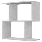 Стеллаж Polini Home Smart фигурный, 2 секции, бетон - Фото 1