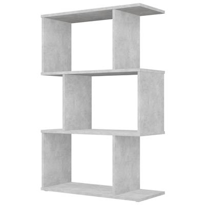 Стеллаж Polini Home Smart фигурный, 3 секции, бетон