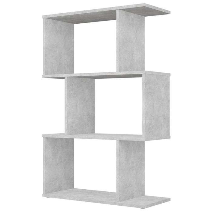 Стеллаж Polini Home Smart фигурный, 3 секции, бетон - Фото 1