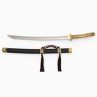 Макет оружия «Сувенирная катана на подставке. Горы», бронзовая отделка - Фото 3