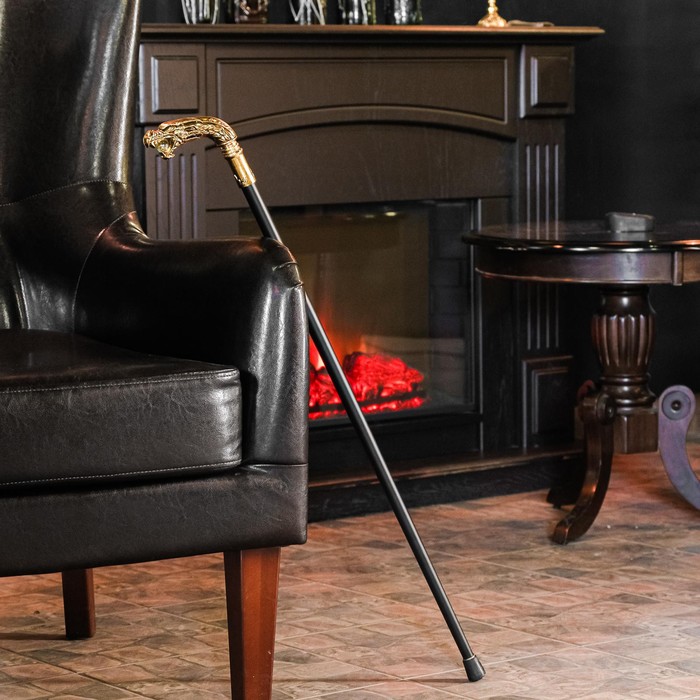 Сувенирная трость с клинком 30 см, набалдашник: дракон золотистый - Фото 1