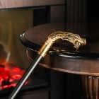 Сувенирная трость с клинком 30 см, набалдашник: дракон золотистый - Фото 4