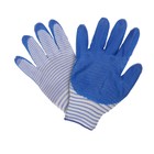 Перчатки нейлоновые садовые, с нитриловым обливом, размер 9 (комплект 10 шт) - фото 45687947