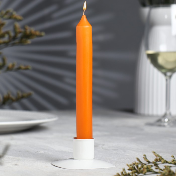Свеча столовая ароматическая "Апельсин", 17х2 см, 40 гр - Фото 1