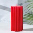 Ароматическая свеча - цилиндр «Рельеф. Бархатная роза», 5×10 см - Фото 1