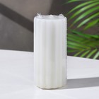 Ароматическая свеча-цилиндр «Рельеф. Белая лилия», 5×10 см - Фото 2