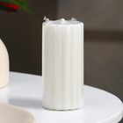 Свеча- цилиндр ароматическая "Рельеф.Кокосовый рай", 5х10 см - Фото 3