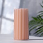 Ароматическая свеча- цилиндр «Рельеф. Сандаловое дерево», 5×10 см - Фото 2