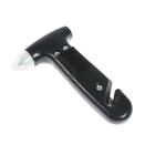 Аварийный молоток для разбивания стёкол с ножом для ремня, крепление на липучке, пластик, чёрный - Фото 1