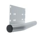 Рамка крепления номера с защитой бампера, парковочный отбойник, хром - Фото 3