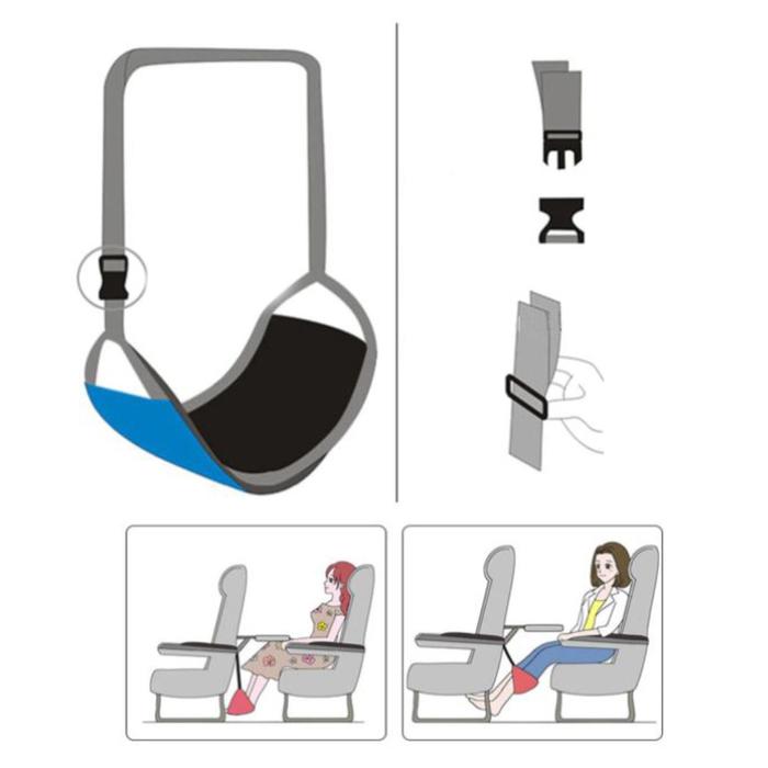 Гамак-подставка для отдыха ног в путешествии - фото 1911570523