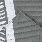 Покрывало LoveLife 2 сп "Зигзаги" цв. серый,  180*210±5см, микрофайбер, 100% п/э - фото 804513449