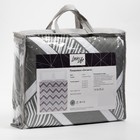 Покрывало LoveLife 2 сп "Зигзаги" цв. серый,  180*210±5см, микрофайбер, 100% п/э - фото 804513450