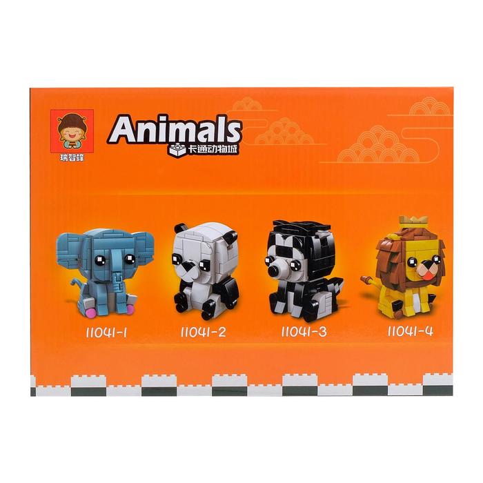 Конструктор блочный «Панда», 135 деталей 49955