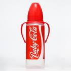 Бутылочка для кормления Baby Cola, 250 мл., классическое горло, от 3 мес, цилиндр, с ручками - Фото 1