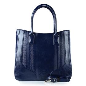 

Сумка-тоут на молнии GALANTEYA, цвет синий