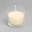 Свеча ароматическая в стакане АЛАНИЯ "Персик", 5,5 см - фото 6425371