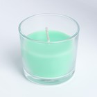 Ароматическая свеча в стакане «Зеленый чай», 5.5 см - Фото 2