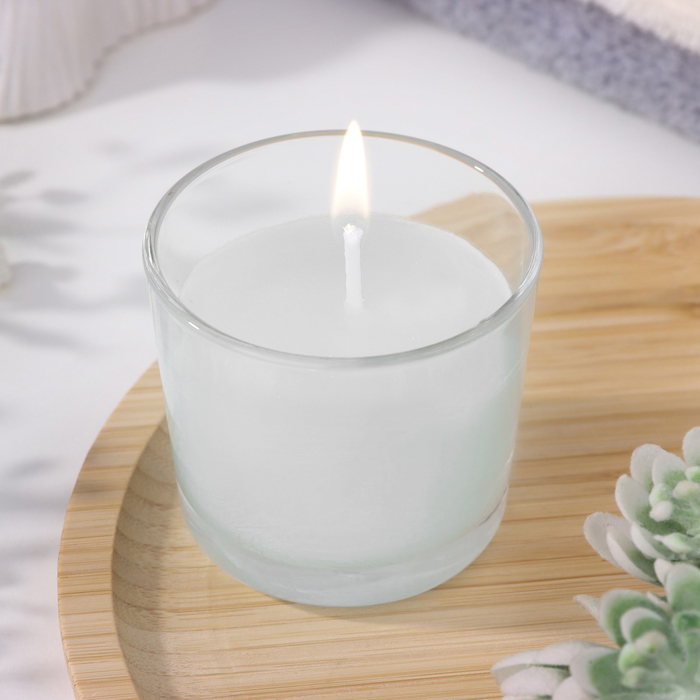 Ароматическая свеча в стакане «Морской бриз», 5.5 см - Фото 1